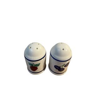 Princess House Orchard Medley Fruit Salt & pepper shakers set 1997? replacement